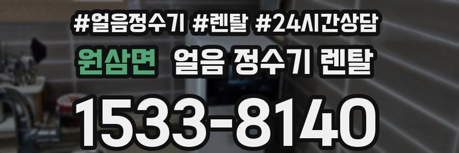 원삼면 얼음 정수기 렌탈