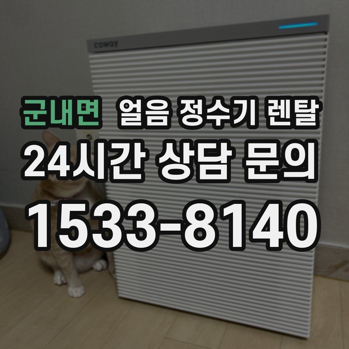 군내면 얼음 정수기 렌탈 얼음+물 한 번에 받는 기능이 편한 이유