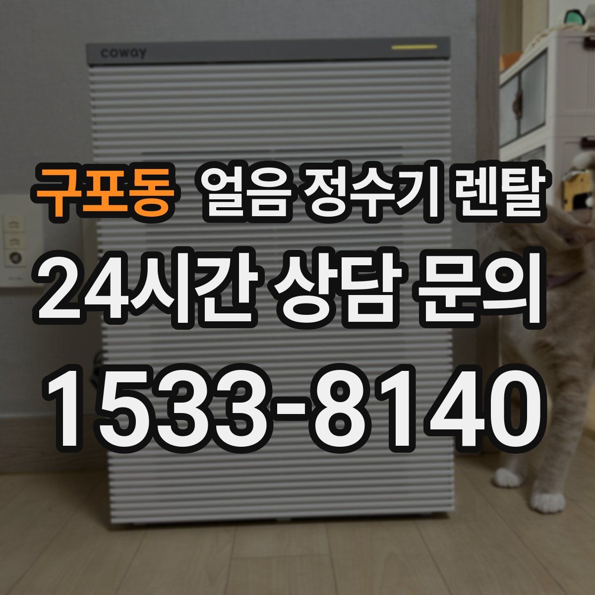 구포동 얼음 정수기 렌탈