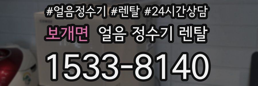 보개면 얼음 정수기 렌탈