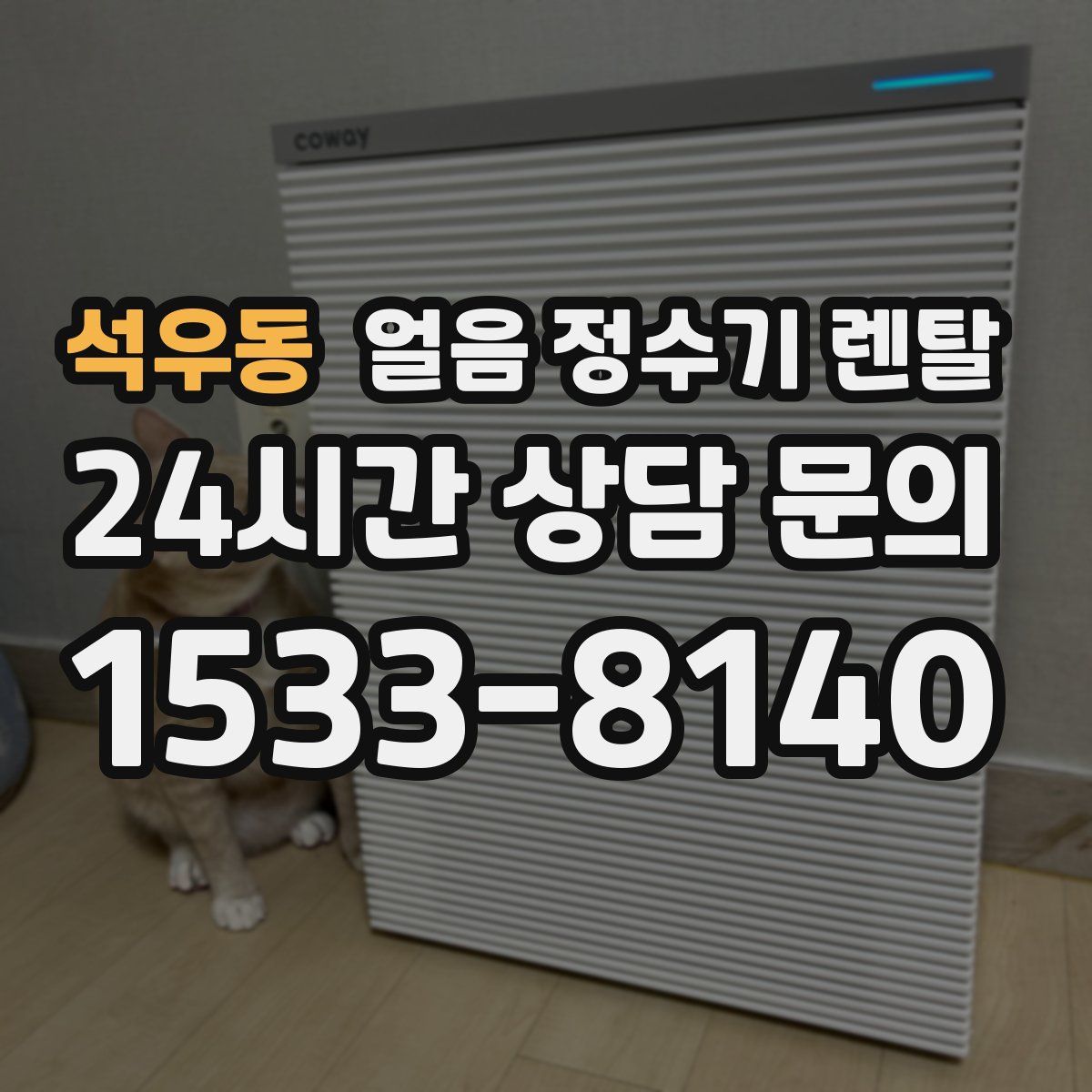 석우동 얼음 정수기 렌탈