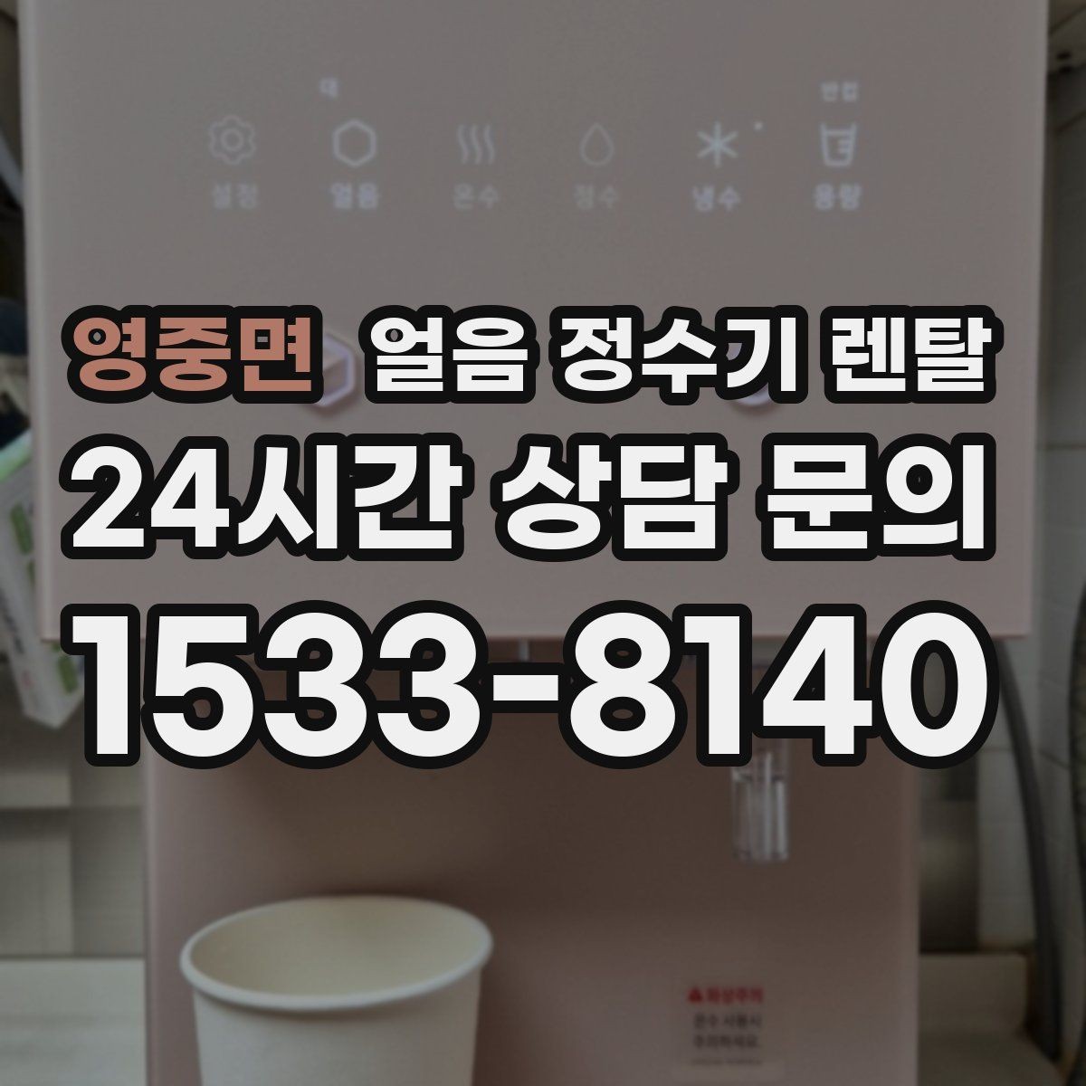 영중면 얼음 정수기 렌탈 냉동실 얼음 대신 위생이 좋아지는 이유