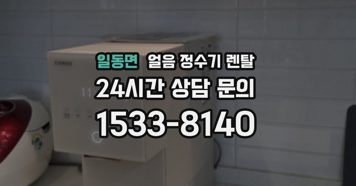 일동면 얼음 정수기 렌탈