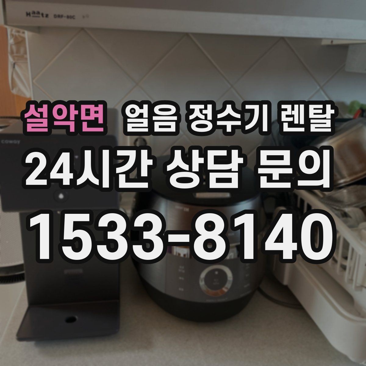 설악면 얼음 정수기 렌탈 큐브 크러시드 얼음 선택 기준