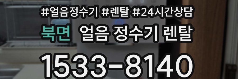 북면 얼음 정수기 렌탈