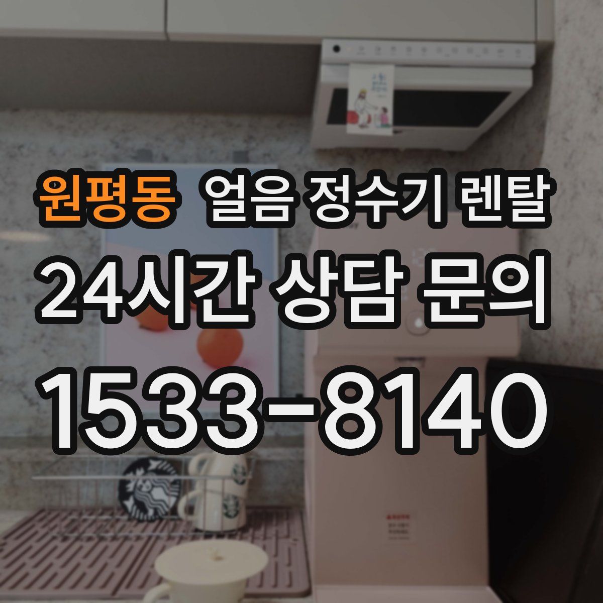 원평동 얼음 정수기 렌탈