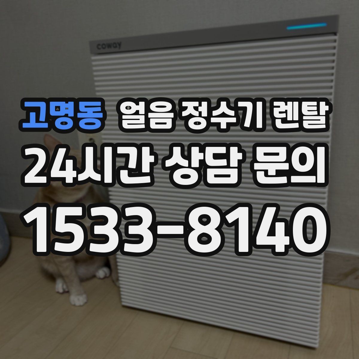 고명동 얼음 정수기 렌탈 여름엔 물론 겨울에도 찾는 이유