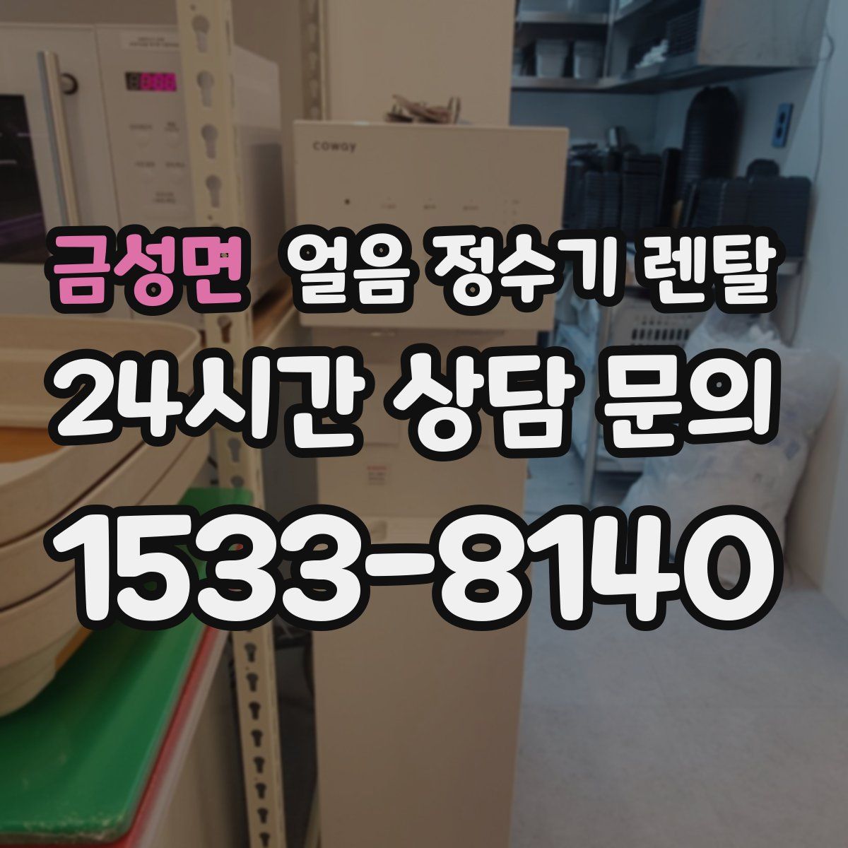 금성면 얼음 정수기 렌탈