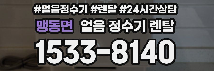 맹동면 얼음 정수기 렌탈