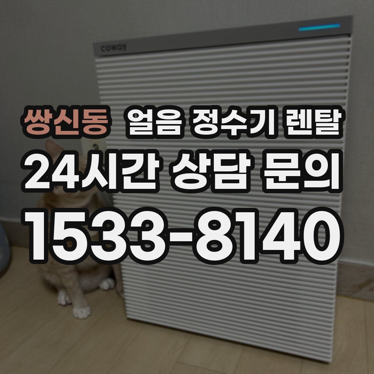 쌍신동 얼음 정수기 렌탈