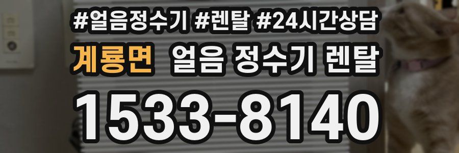 계룡면 얼음 정수기 렌탈