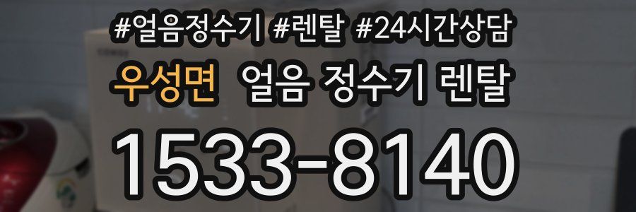 우성면 얼음 정수기 렌탈