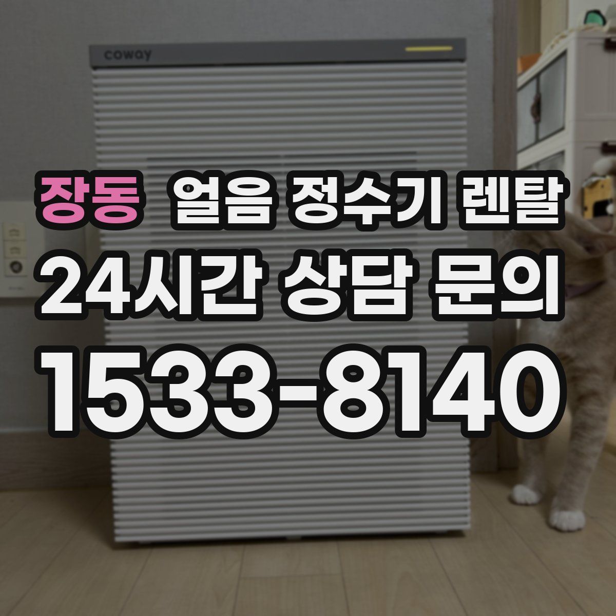 장동 얼음 정수기 렌탈