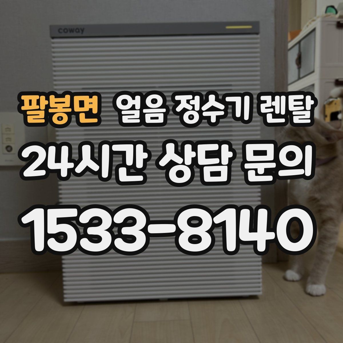 팔봉면 얼음 정수기 렌탈 설치 전 수압 배관 조건 확인 포인트