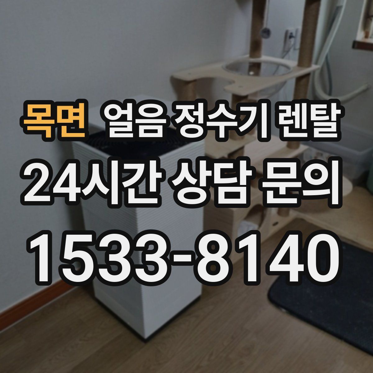 목면 얼음 정수기 렌탈