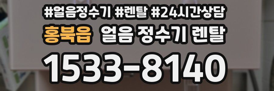 홍북읍 얼음 정수기 렌탈