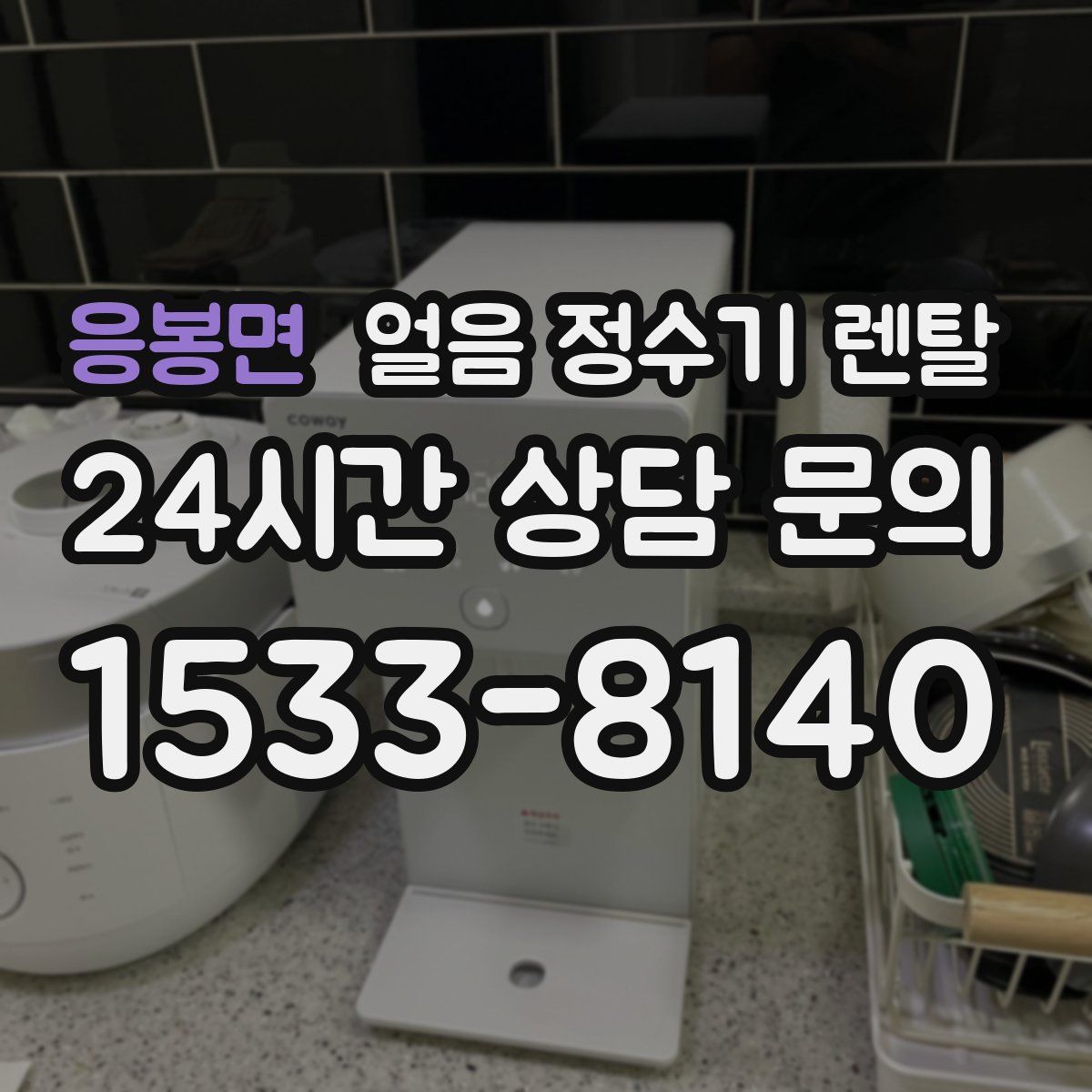 응봉면 얼음 정수기 렌탈