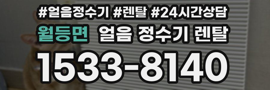 월등면 얼음 정수기 렌탈