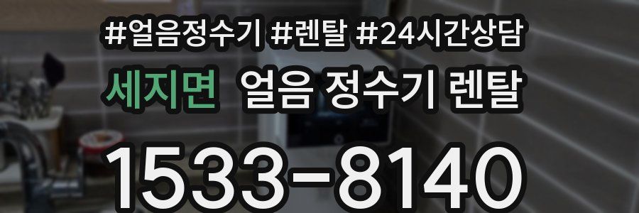 세지면 얼음 정수기 렌탈