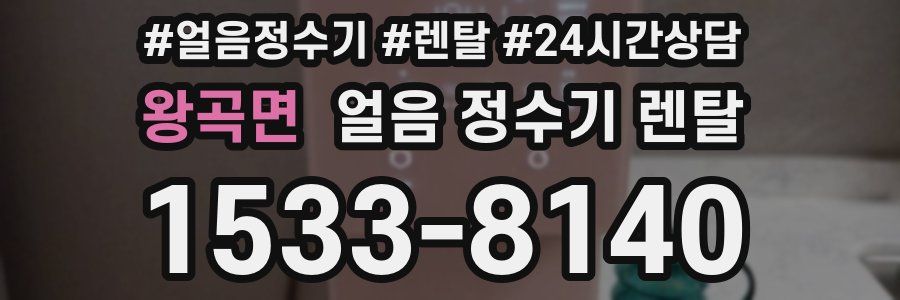 왕곡면 얼음 정수기 렌탈