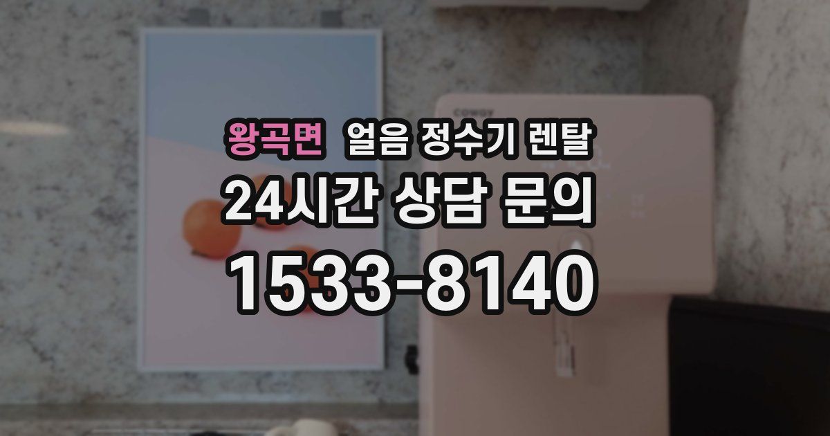 왕곡면 얼음 정수기 렌탈