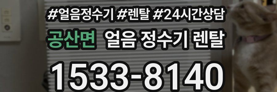 공산면 얼음 정수기 렌탈