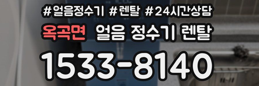 옥곡면 얼음 정수기 렌탈