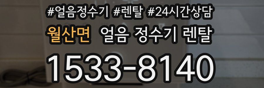 월산면 얼음 정수기 렌탈