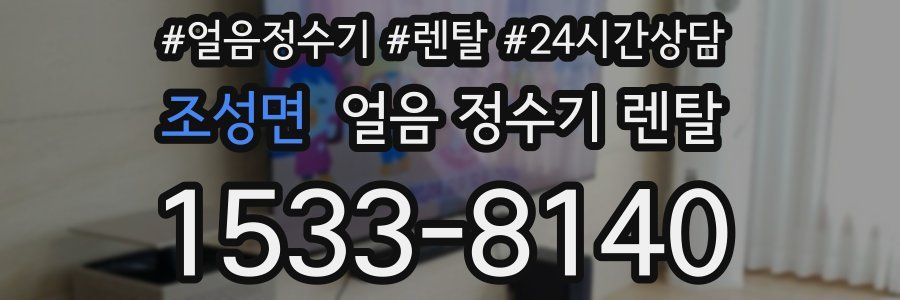 조성면 얼음 정수기 렌탈