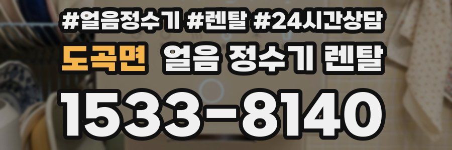 도곡면 얼음 정수기 렌탈