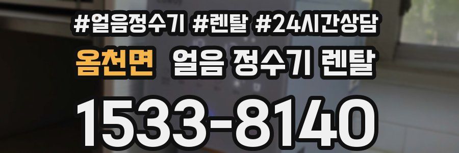 옴천면 얼음 정수기 렌탈