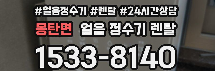 몽탄면 얼음 정수기 렌탈