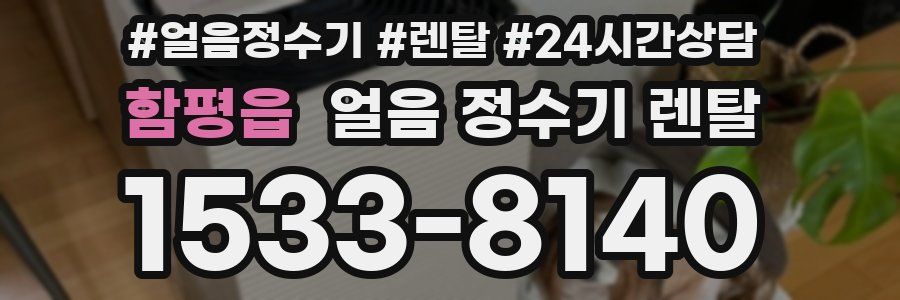 함평읍 얼음 정수기 렌탈