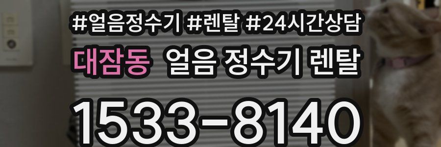 대잠동 얼음 정수기 렌탈