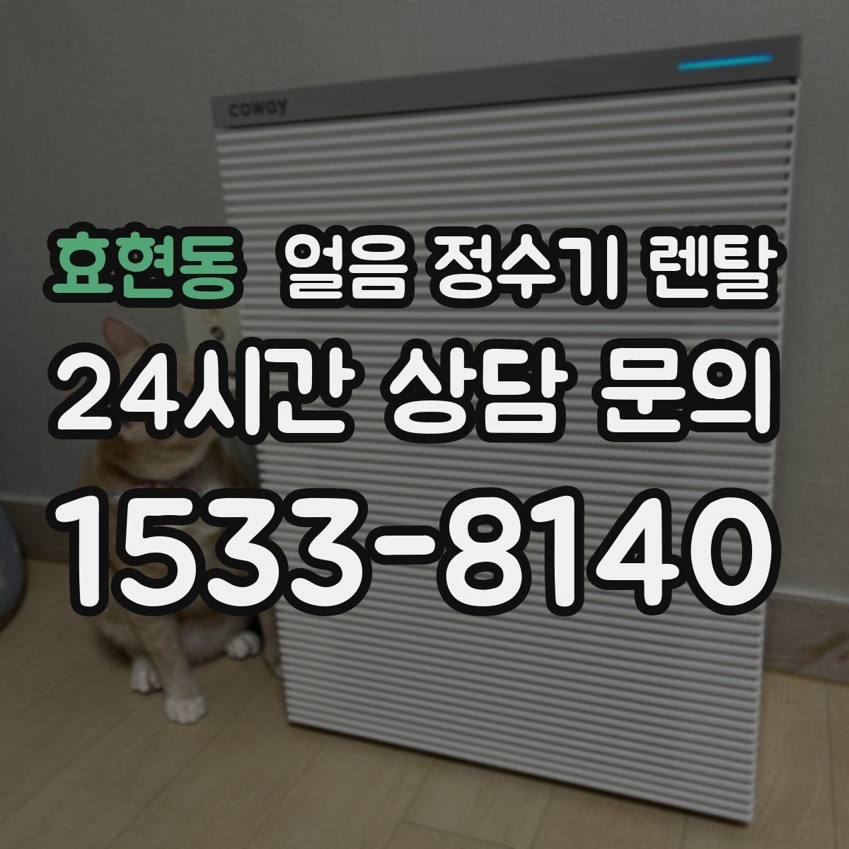 효현동 얼음 정수기 렌탈 아이 어르신도 쉽게 쓰는 조작 방식