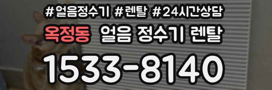 옥정동 얼음 정수기 렌탈