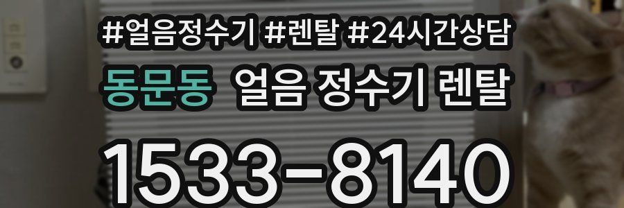 동문동 얼음 정수기 렌탈