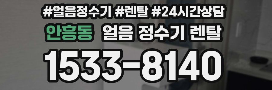 안흥동 얼음 정수기 렌탈