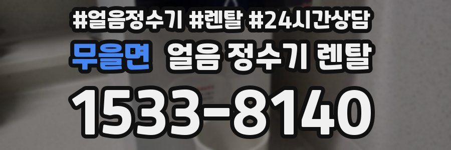 무을면 얼음 정수기 렌탈