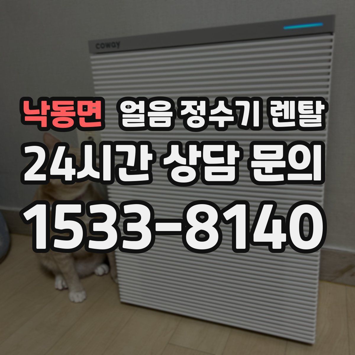 낙동면 얼음 정수기 렌탈