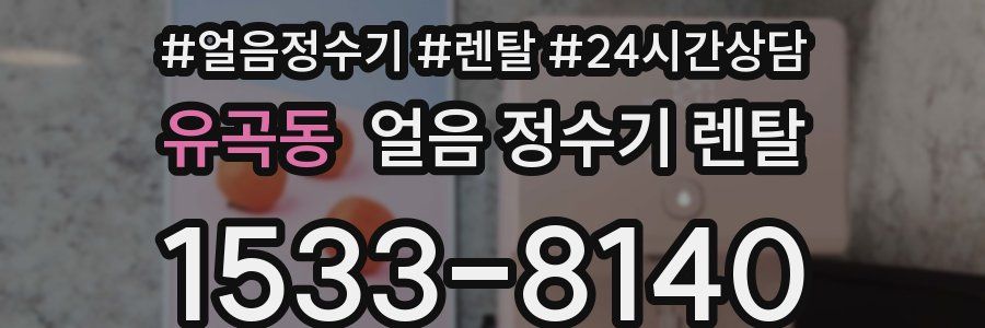 유곡동 얼음 정수기 렌탈