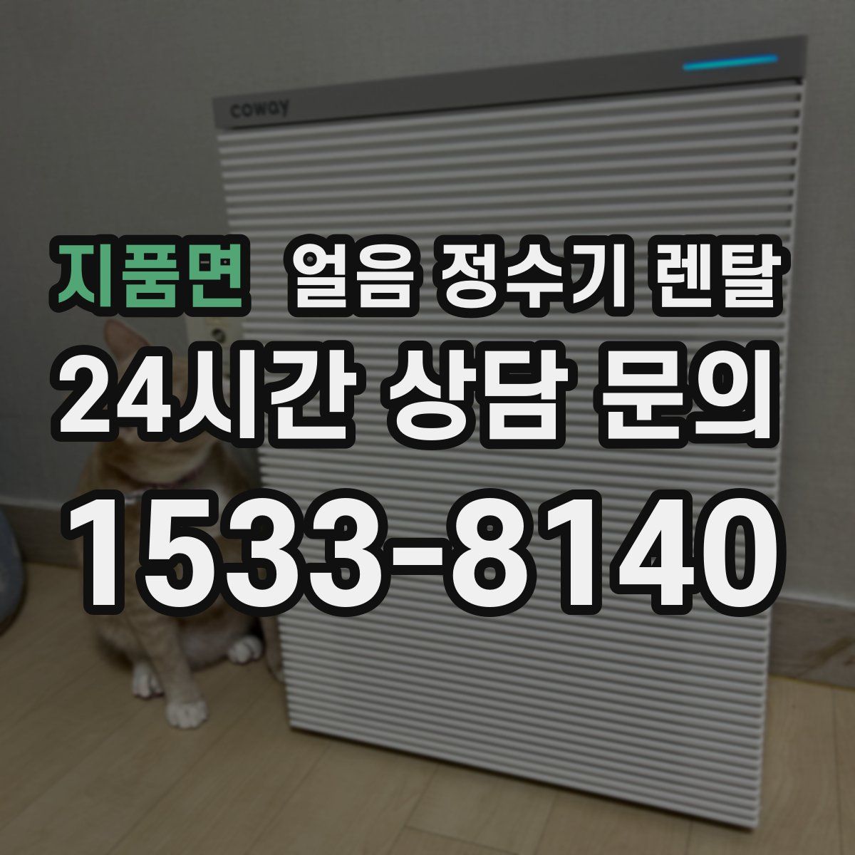 지품면 얼음 정수기 렌탈