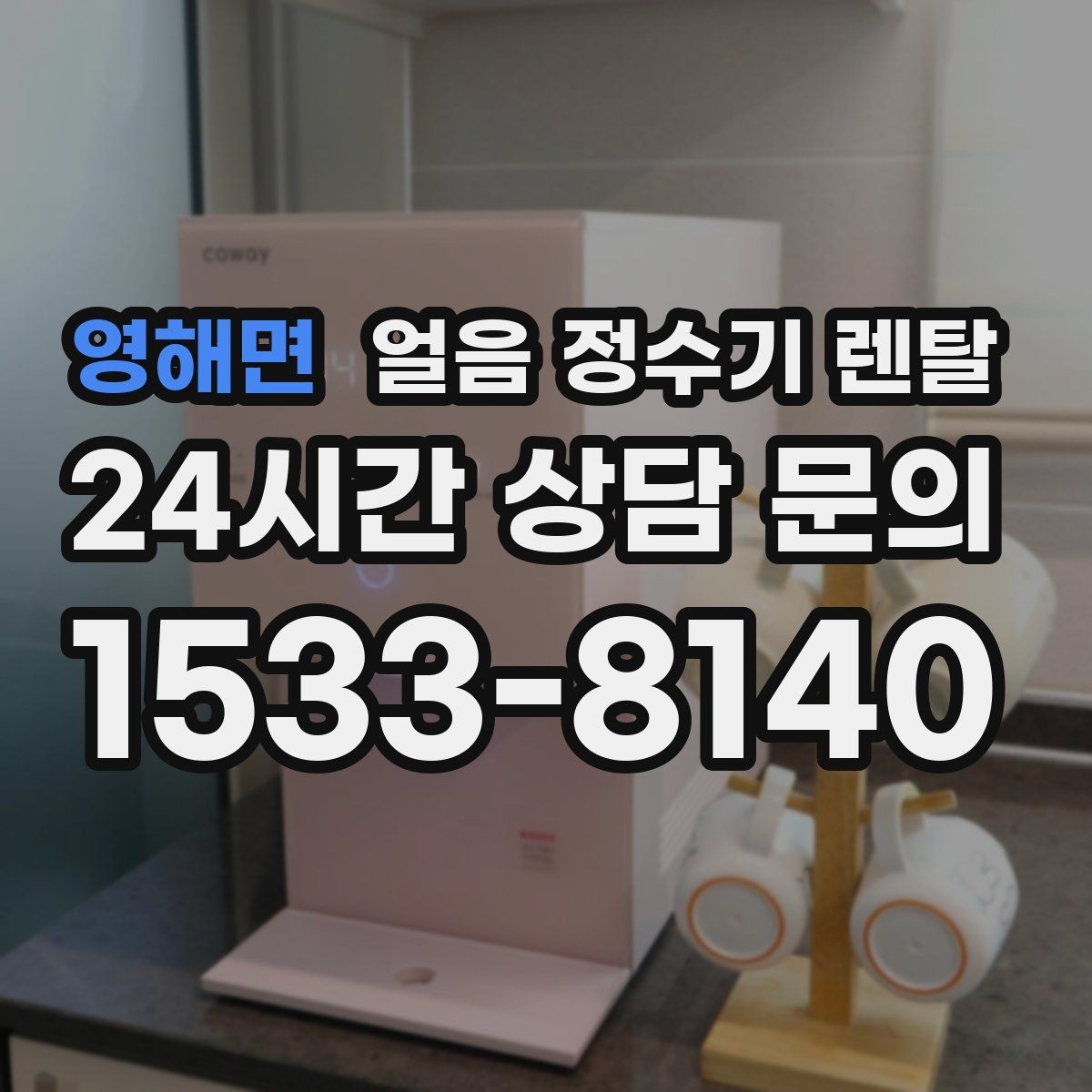 영해면 얼음 정수기 렌탈 손님 올 때 얼음 걱정 없는 집 만들기