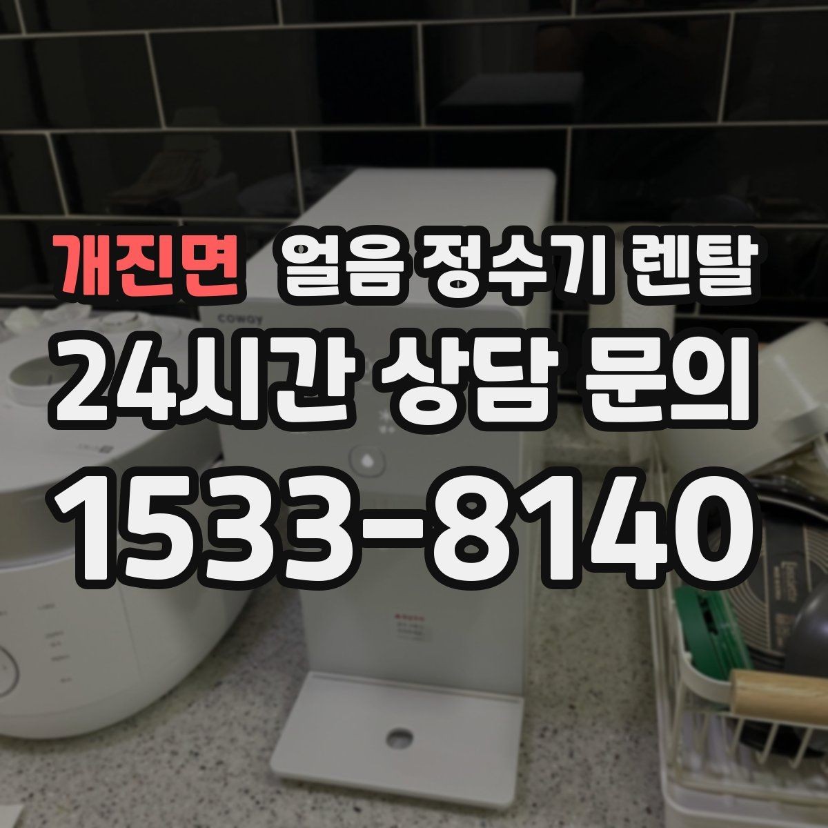 개진면 얼음 정수기 렌탈 큐브 크러시드 얼음 선택 기준