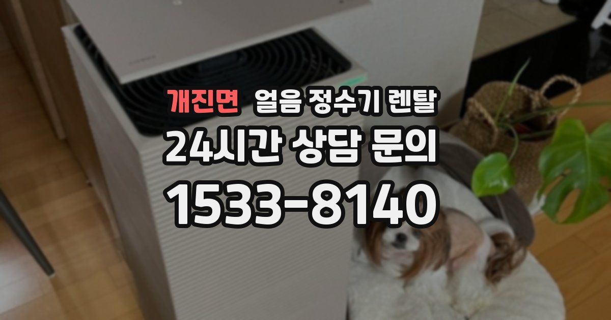 개진면 얼음 정수기 렌탈