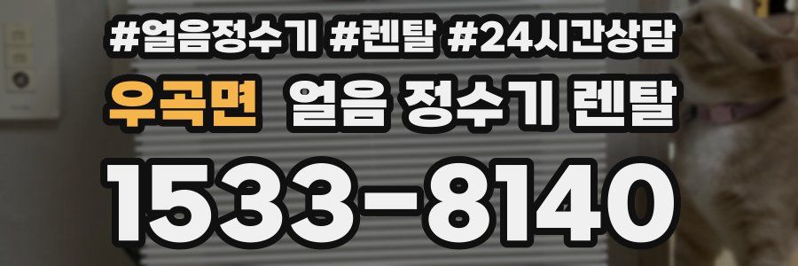 우곡면 얼음 정수기 렌탈