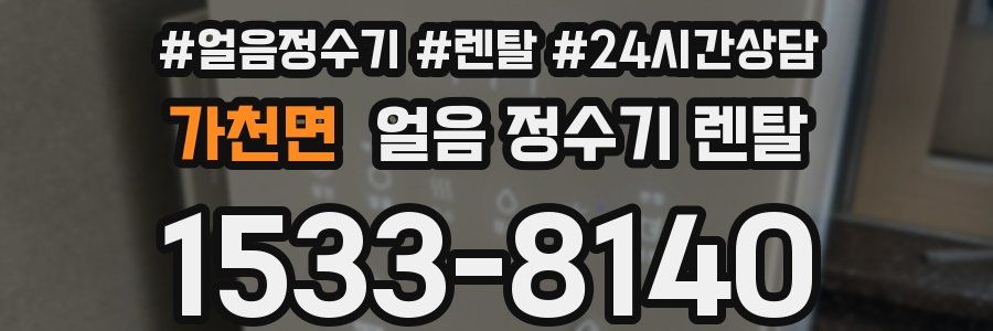 가천면 얼음 정수기 렌탈