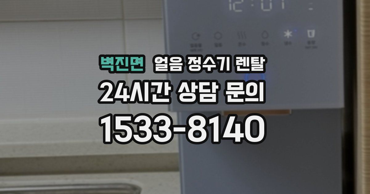 벽진면 얼음 정수기 렌탈