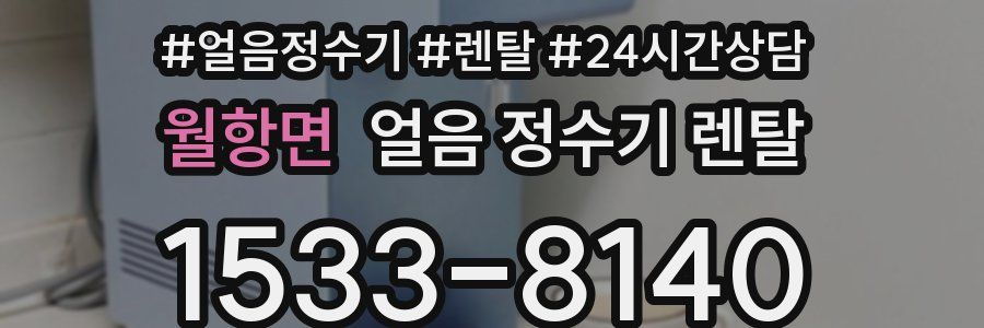 월항면 얼음 정수기 렌탈