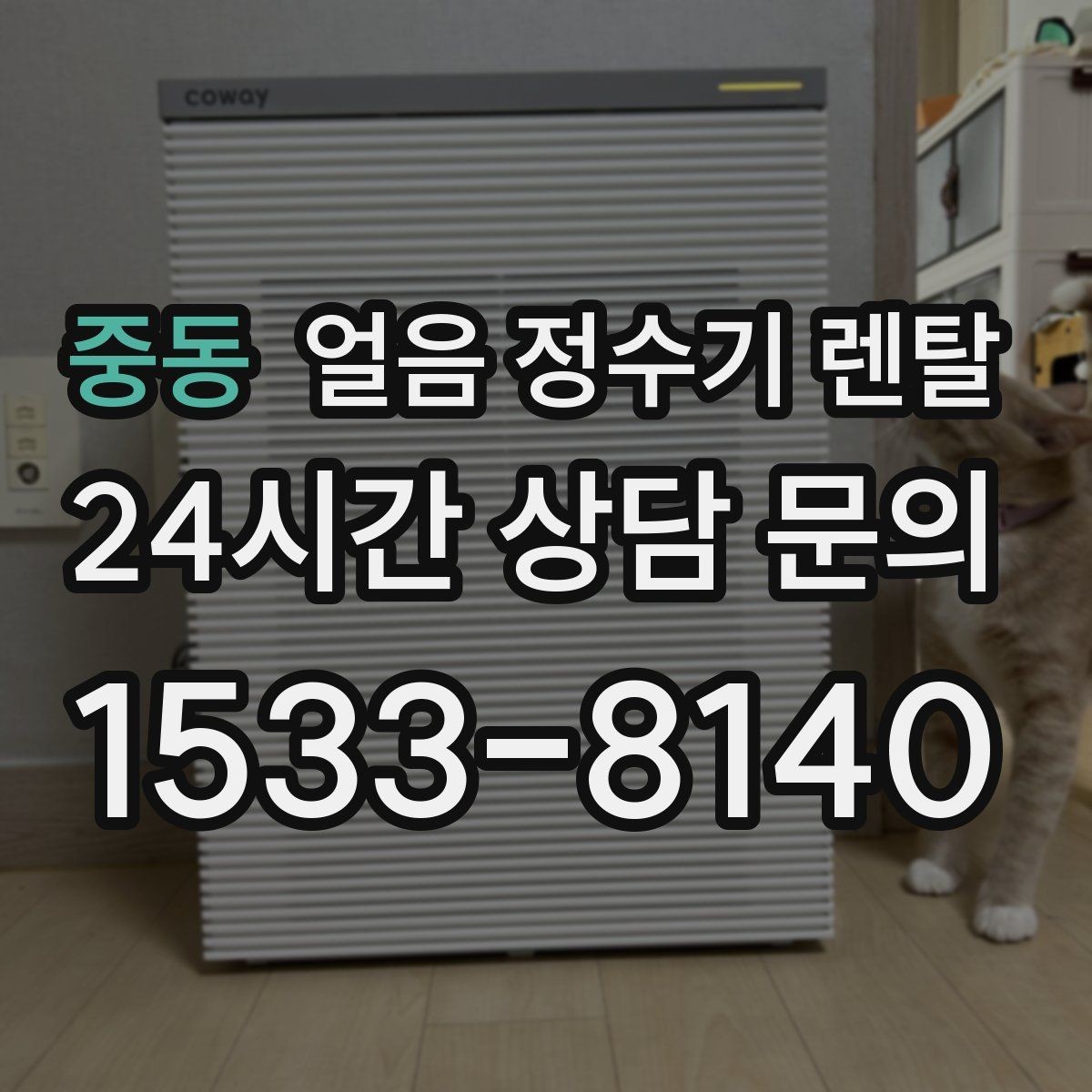 중동 얼음 정수기 렌탈 컵을 비스듬히 안 들어도 되는 구조 고르기